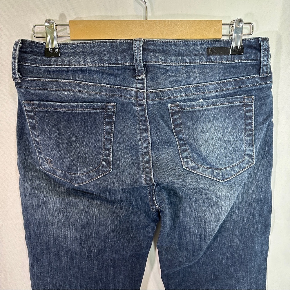 Kut from the Kloth Dark Blue Straight Leg Jeans - Size 6 - Picture 3 of 12